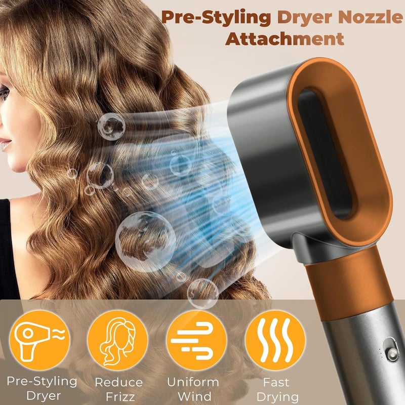 CLLFUU Pre-Styling Dryer Replacement for Dyson Airwrap Styler Attachment,Pre-Styling Dryer Nozzle Replacement for Airwrap Styler Accessories(Nickel/Copper) - Image 3